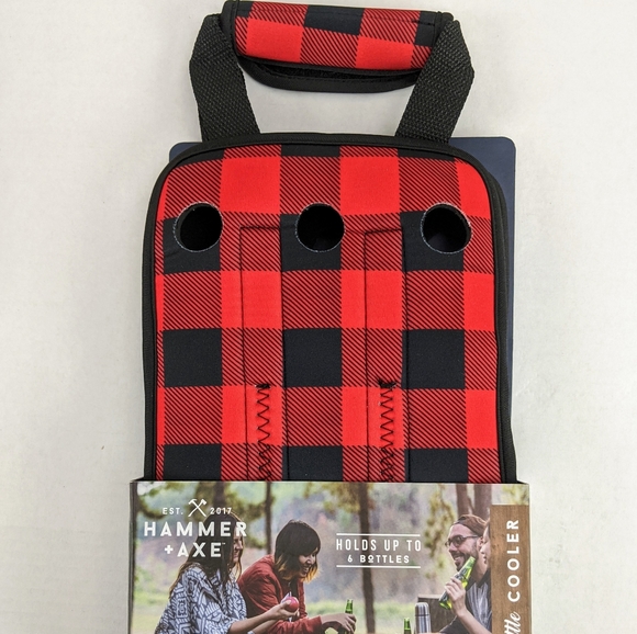 Axe & Hammer Cooler 6 Pack Bottle Insulated - Picture 5 of 8